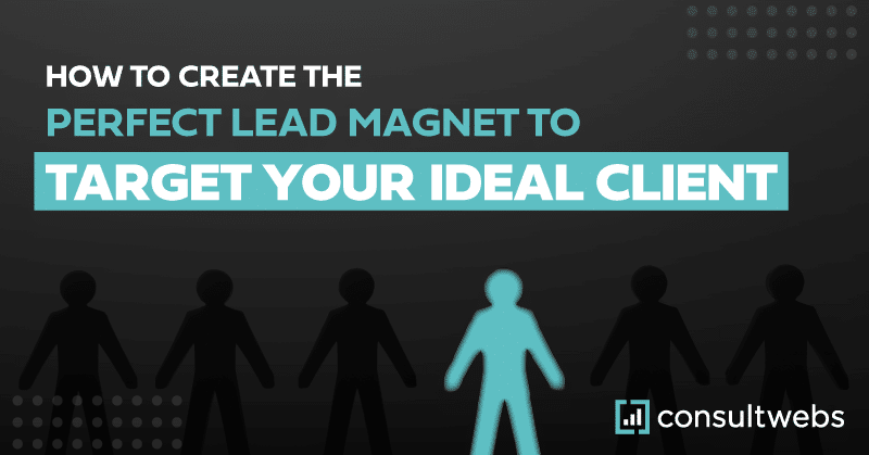 Guide to creating lead magnets: identify ideal clients with visual contrast and targeting tips.