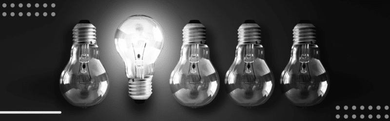 Illuminated idea bulb
