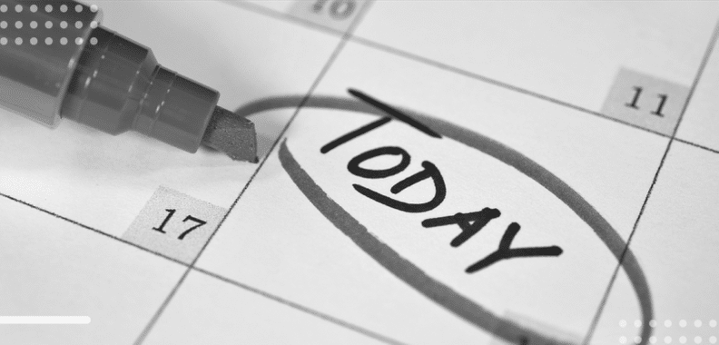 Today calendar focus 17th
