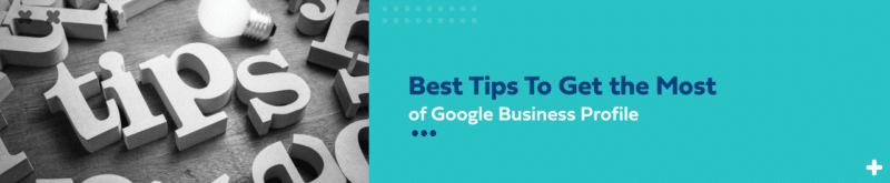 Google business profile tips banner