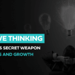 Professional in suit contemplates ideas, emphasizing creativity in law firms for growth and success.