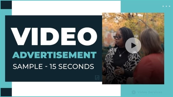 Video advertisement sample – 15 seconds