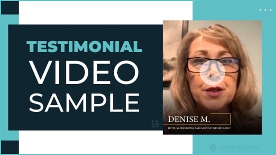 Testimonial video sample